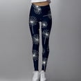 thumbnail image 1 of MKLEKYY Leggings deportivos para mujer, pantalones de yoga deportivos de cintura alta ajustados a la moda informal para mujer, leggings estampados, 1 of 3