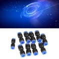 thumbnail image 1 of Push Connectors, Air Line Fitting, Connectors, Push To Connect Fittings Pneumatic Fittings Kit Connect Straight Union Pipe Tube Fitting Pneumatic Air Line Connector Straight, 1 of 8