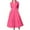 Red, variant on hotojiny Casual Dresses for Women Formal Collar Button up Flowy Dress 3/4 Sleeve A-Line Work Dress with Pockets