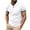 White, variant on Plus Size Men's Shirt Solid Color Turn Down Collar Polos Shirts with Button Summer Casual Lightweight Tops Pullover Blouses T-Shirts Khaki M