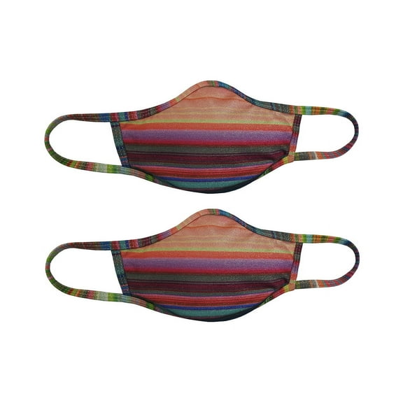 PQ Swim Set of 2 Cloth Face Masks, O/S