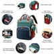 thumbnail image 4 of Awanhe Mochila para pañales de bebé con cambiador, bolsas impermeables para bebés para niños y niñas, puerto de carga USB, regalos para baby shower, RGB, 4 of 5