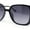 Black Silver - Smoke, variant on Womens Classic Chic Understated 90s Designer Fashion Butterfly Sunglasses Black Silver - Smoke