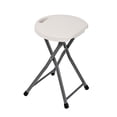 thumbnail image 2 of Banco Plegable Begadol Blanco Portátil Plegable De Acero 45cm, 2 of 7