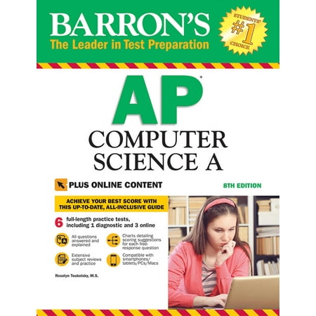 Barron's AP Computer Science A with Online Tests (Best Ap Computer Science Textbook)