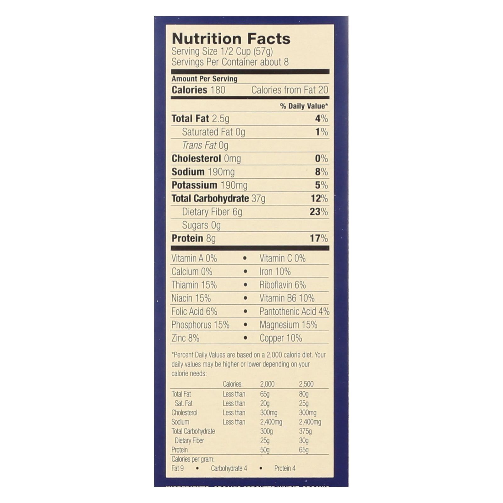 Food For Life Baking Co. Cereal - Organic - Ezekiel 4:9 - Sprouted Crunchy Cereal - Golden Flax - (Case of 6) - 16 Oz