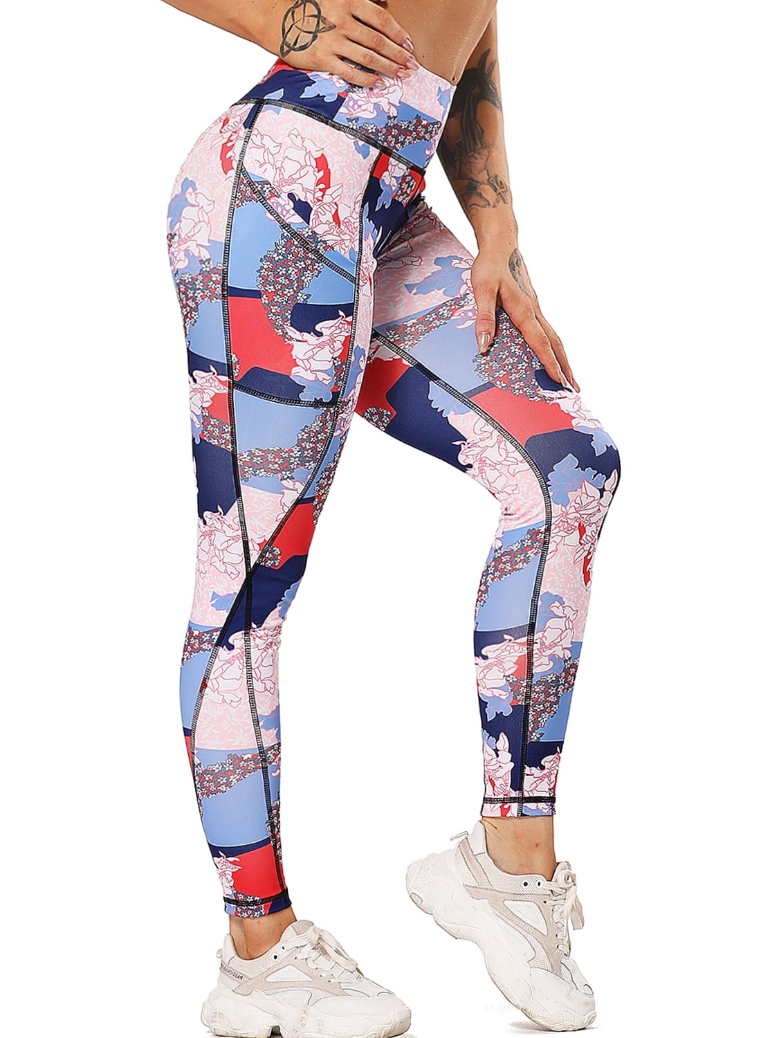Merahans Dalmatian Pattern Womens Printed Yoga Pants High Waisted Workout Leggings 