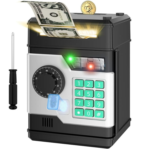 Piggy Bank NAFEIV electrónica automática con contraseña y huella digital