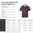 thumbnail image 3 of Salouo Lavender Flowers for Hawaiian Shirt for Men,Summer Beach Casual Short Sleeve Button Down Shirts Men's Regular-Fit Short-Sleeve Print Shirt -3X-Large, 3 of 6