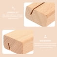 thumbnail image 4 of 6Pcs Placent des Porte-Cartes en Bois Numéro de Table Porte-Cartes Rétro Message Porte-Cartes, 4 of 6