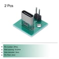 thumbnail image 3 of Unique Bargains 2Pcs 10.5mm Type C 2Pin Conseil d'Essai Femelle PCB avec 2Pin Broche Droite DIY Produits Électroniques, 3 of 4