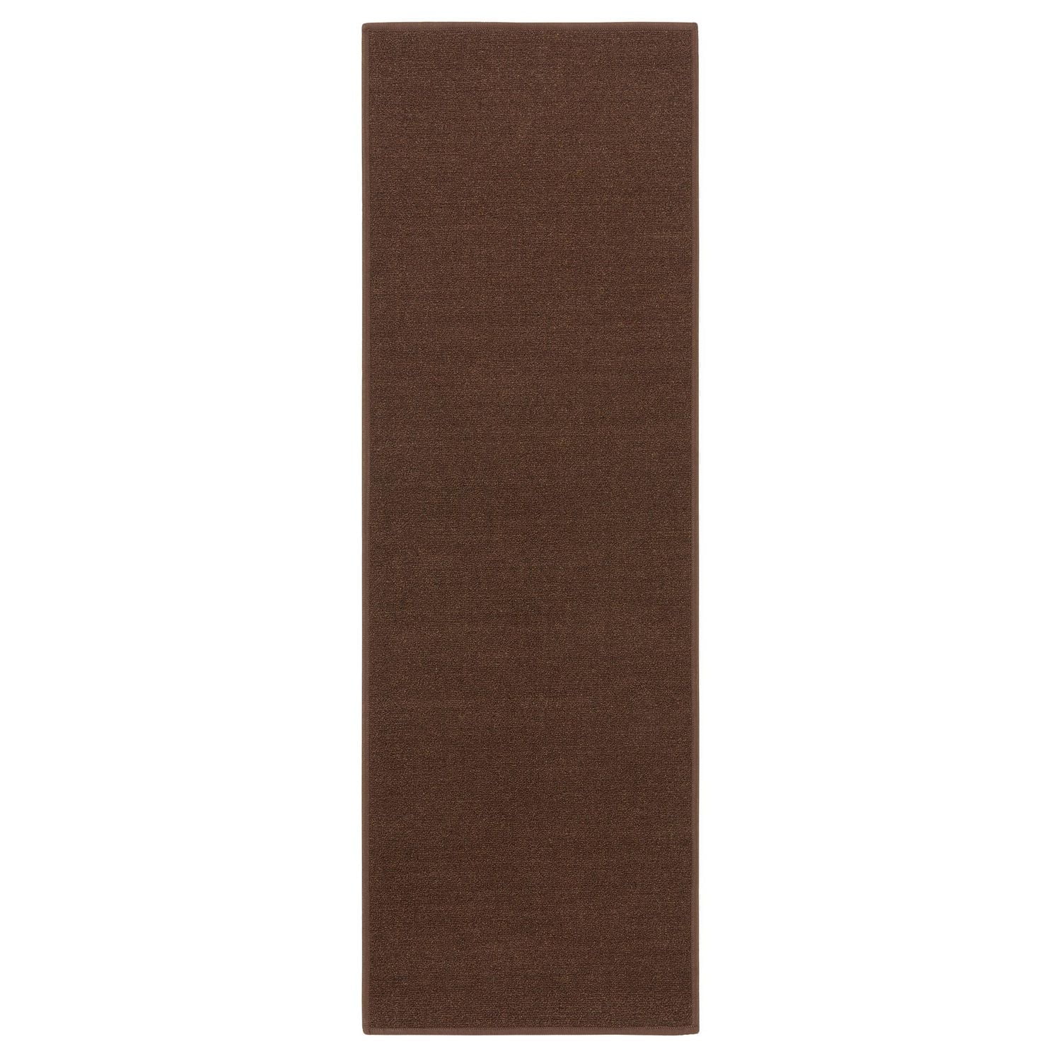 Ottomanson Oscar Collection Non-Slip Rubberback Solid 2x5 Indoor Runner Rug, 20" x 59"