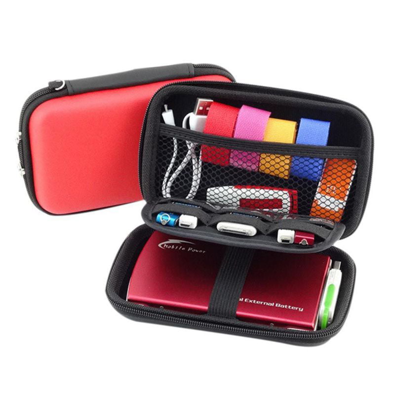 Usb Cable Organizer Data Storage Bag Earphone Case Travel Portable Gadget Pouch 