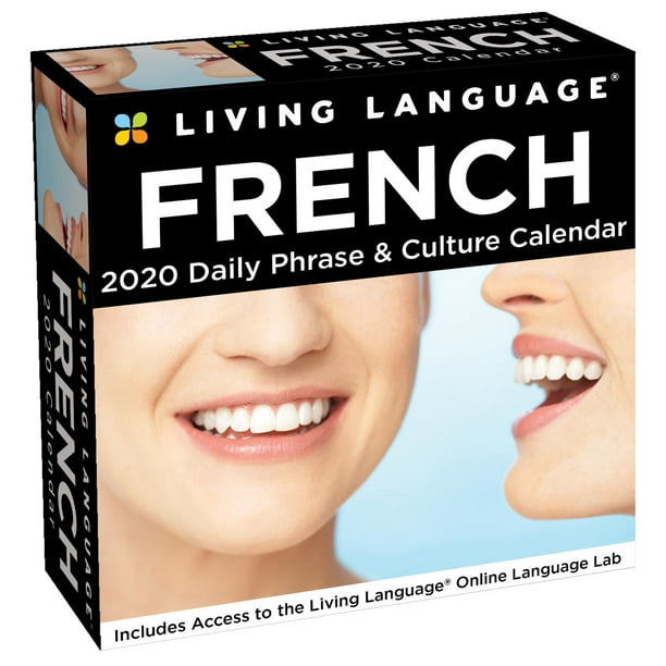 Living Language French 2020 DaytoDay Calendar (Calendar) Walmart