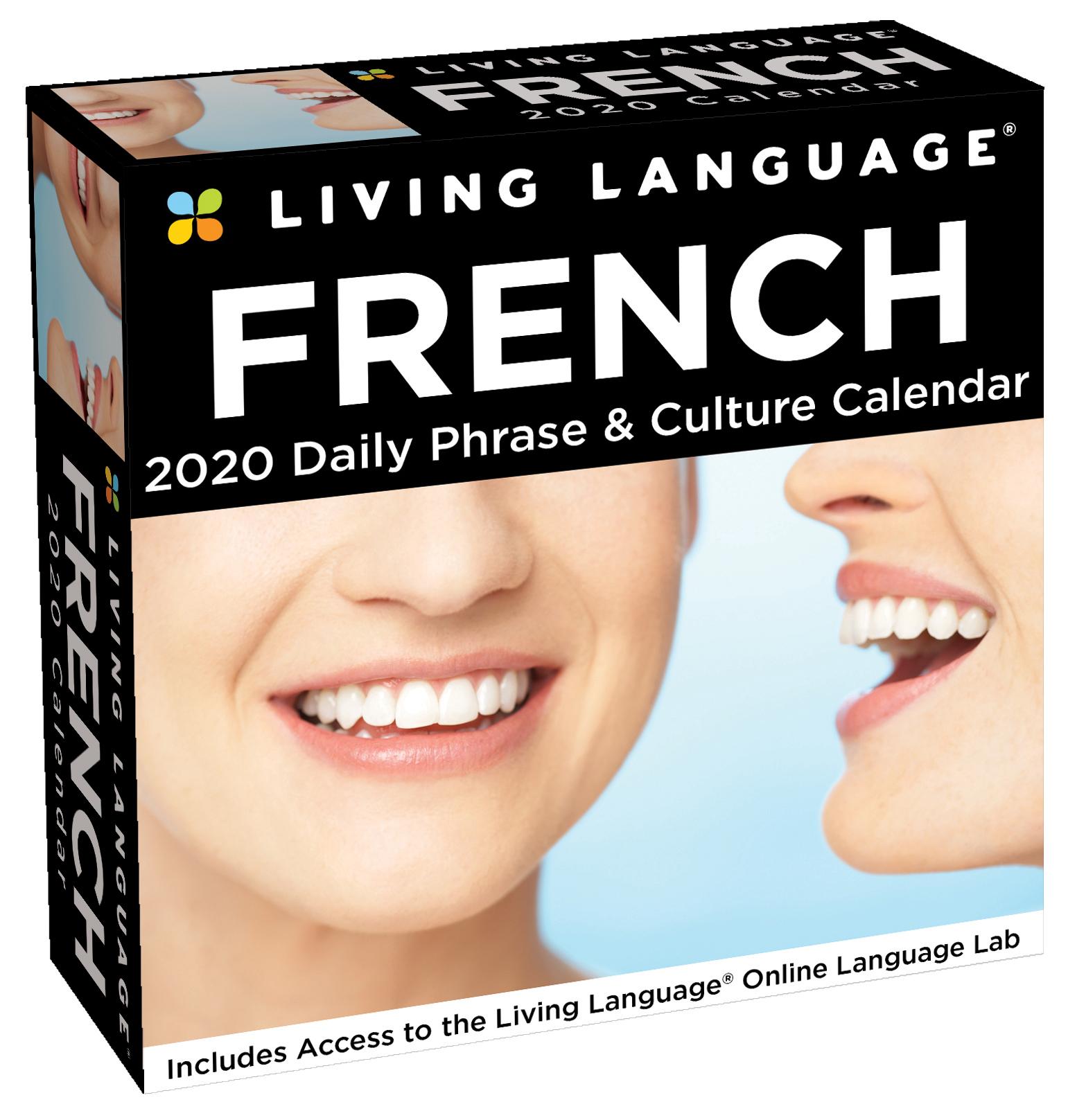 Living Language French 2020 Day to Day Calendar Calendar Walmart Walmart