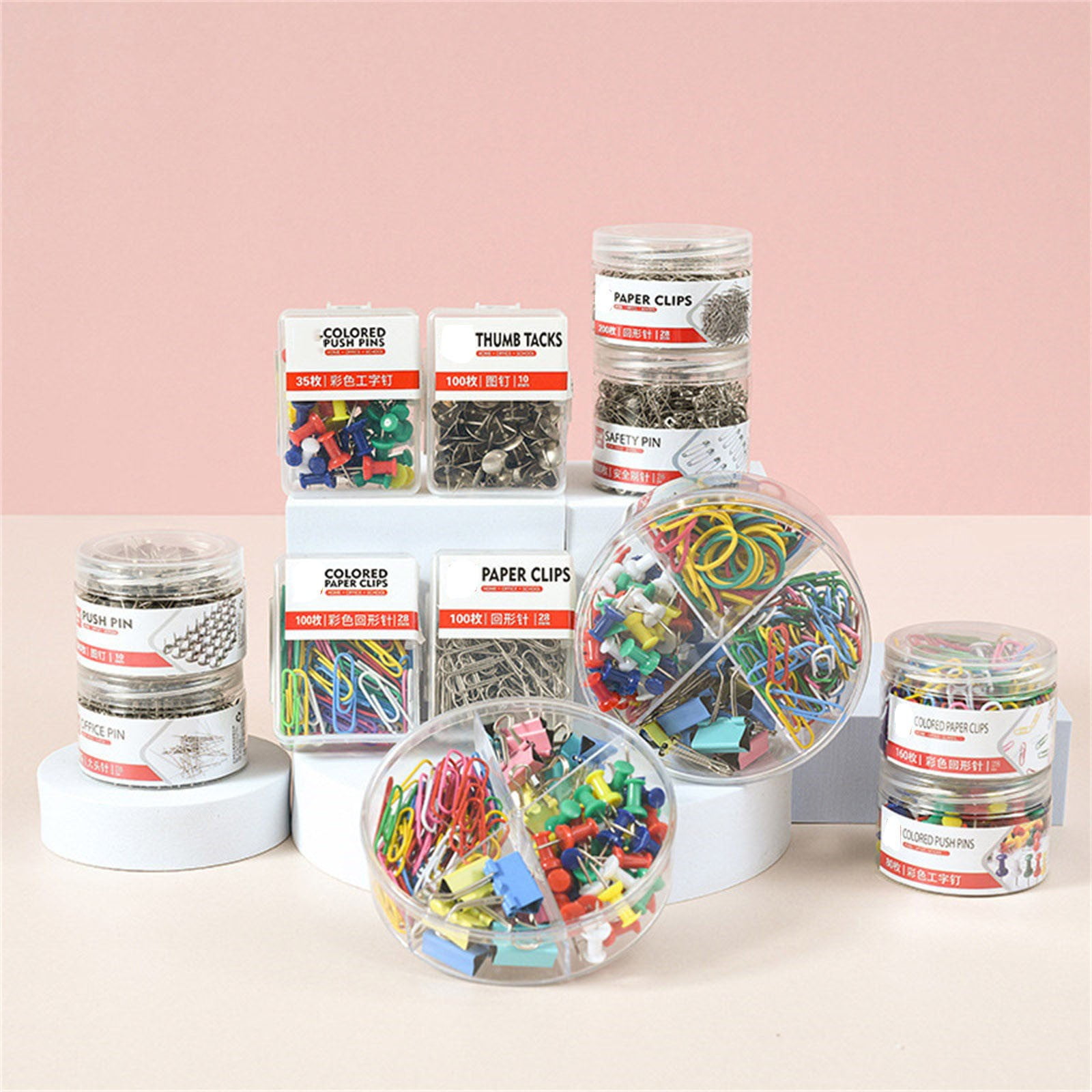 20 Pack Jumbo Acrylic Paper Clips – Colorful Cartoon Prints, 3.6" X 1.6", Perfect For Teachers, Office & School