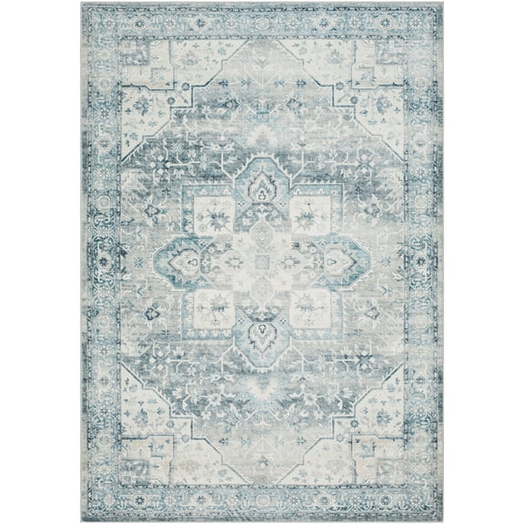 Artistic Weavers Lavable Machine Washable Area Rug, 7'6" x 9'5", Blue