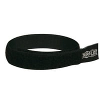 Eaton Tripp Lite Series 10in Hook and Loop Velcro Cable Management Ties 10-pack 10pc 10" - Cable tie - 9.8 in - black (pack of 10)