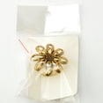 thumbnail image 4 of Minnieouse Bufanda anillo elegante oro plata bufandas Pin aleación Vintage moderno exquisito envoltura abrazadera regalos para mujeres joyería pañuelo Accesorios de disfraces oro Minnieouse AP004597-01, 4 of 6
