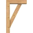 thumbnail image 3 of Ekena Millwork 5 1/2"W x 20"D x 32"H Traditional Block Smooth Bracket w/ Offset Brace, Western Red Cedar, 3 of 25