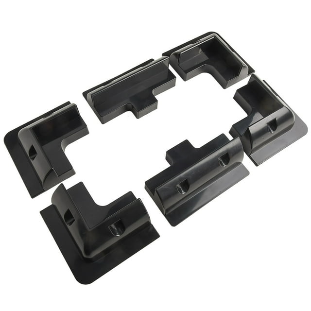 Solar Panel White Black Mounting Bracket Sets & Adjustable Kits Caravan Rv Boat Black