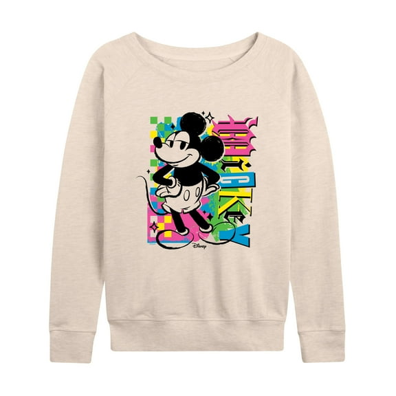 Disney - Mickey Punk - Women's Lightweight French Terry Long Sleeve Shirt