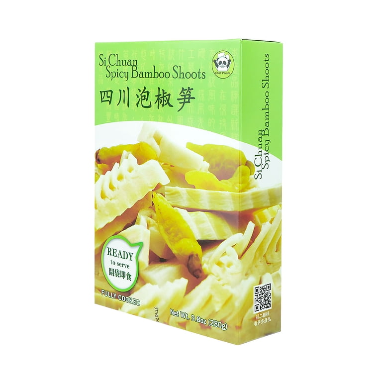 New Health Chef Panda Sichuan Spicy Bamboo Shoots 280g - Walmart.com