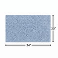 thumbnail image 5 of Better Homes & Gardens Ultra Soft Polyester Rug, Plush Absorbent Floor Rug with Skid-Resistant Backing, Machine Washable, 20" x 34", Blue Silver, 5 of 7