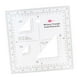 thumbnail image 3 of 7xMilitary Triangle Scale Transportador Topographic Graphic Training Aid tal se describe Sunnimix Transportador de escala de coordenadas, 3 of 8