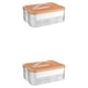 thumbnail image 1 of Injueey Caja de plástico para niños con tapa, solución de almacenamiento apilable para juguetes, caja de almacenamiento para niños con tapa Type1 NO1, 1 of 6