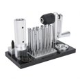 thumbnail image 1 of Domqga Jump Ring Maker,Stainless Steel Jump Ring Maker,Stainless Steel Manual Jump Ring Maker Machine Jewelry Tool with 20 Mandrel Accessory, 1 of 8
