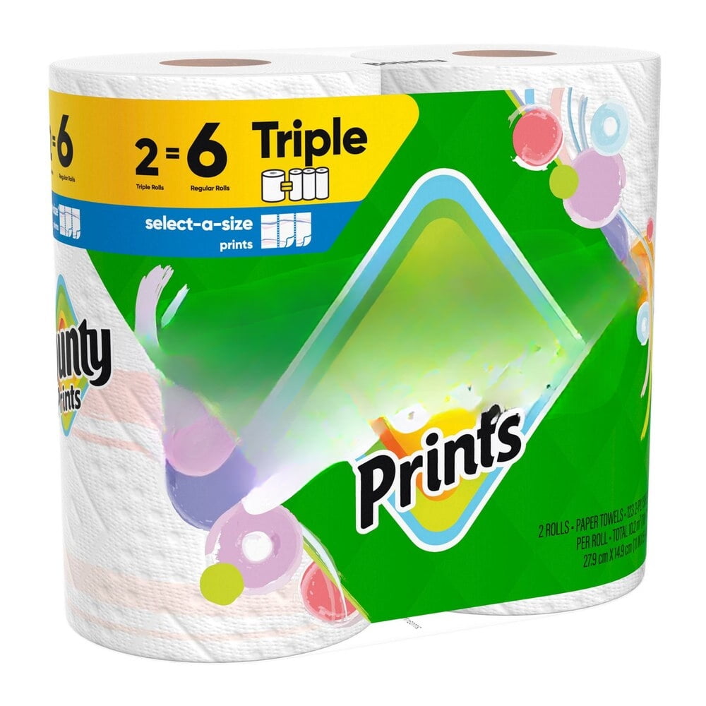 Select-A-Size Paper Towels, 2 Triple Rolls