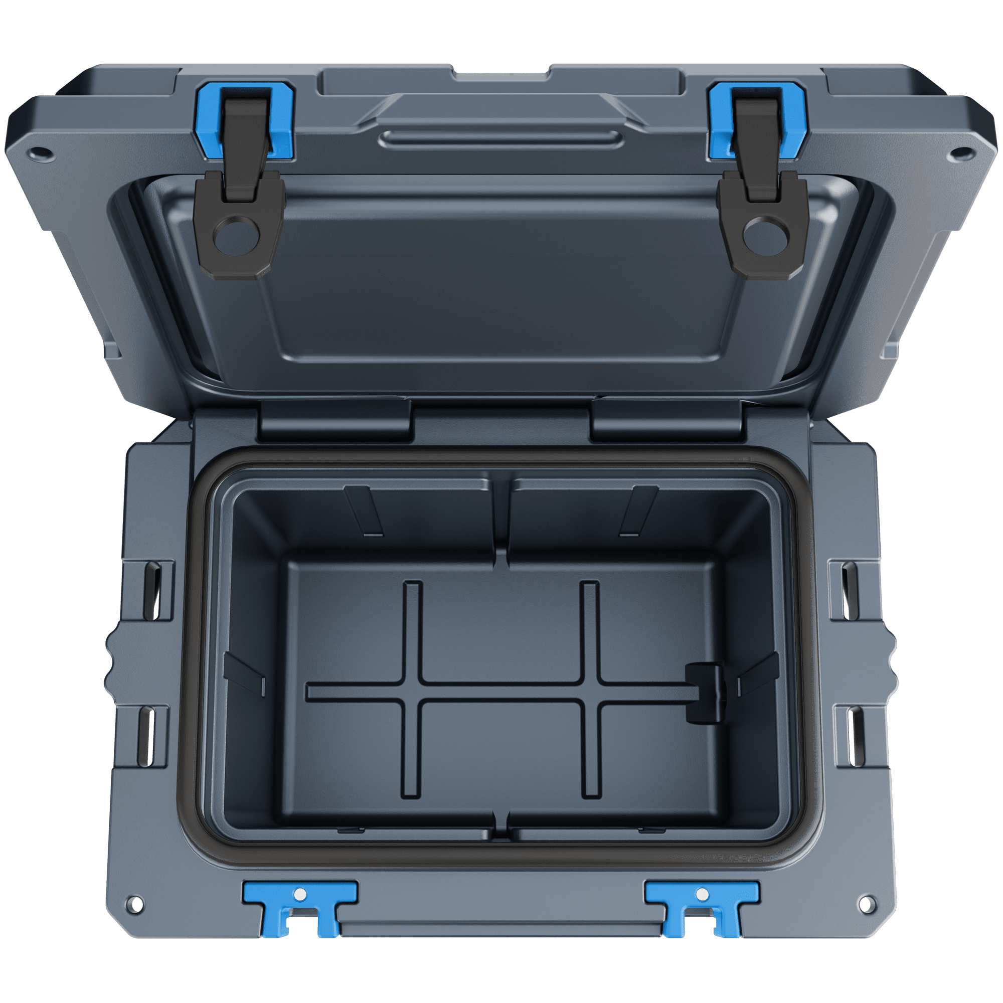Cubix Outdoors 20 QT QuadraX Portable Insulated Hard Cooler - Fits 14 Cans - Granite Gray