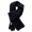 Black Gray, variant on Winter Scarf Windproof Solid Color Soft Thick Knitting Keep Warm Cozy Unisex Korean Style Men Scarf for Outdoor