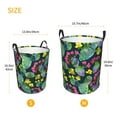 thumbnail image 5 of Fotbe Laundry Hamper With Durable Leather Laundry Basket Watercolor Cactuses Thickened Waterproof Round Collapsible Laundry Hamper, Dirty Clothes Laundry Basket, 5 of 8