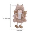 thumbnail image 4 of Ounissouiy Colgantes de Navidad Hermosa muñeca de lana Decoraciones para árboles de Navidad Juguetes de peluche ligeros Adornos de de Kits de decoración para fiestas Color café Ounissouiy HA069662-02, 4 of 6