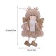 thumbnail image 4 of Bearachild Colgantes de Navidad Hermosa muñeca de lana Decoraciones para árboles de Navidad Juguetes de peluche ligeros Adornos de de Kits de decoración para fiestas Color café Bearachild HA069662-02, 4 of 6