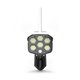 thumbnail image 3 of Luz de jardín LED con energía solar, montaje en pared al aire libre, lámpara impermeable, kit de iluminación con sensor de movimiento de seguridad de camino exterior Eigraketly HA008769-01B, 3 of 6