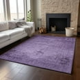 thumbnail image 6 of Addison Rugs Mayfield Washable Traditional Oriental Purple Rectangle Rug, 5' x 7'6", 6 of 6