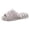 Silver, variant on Men's Cozy Non- Indoor Outdoor Slippers Comfortable Soft Cloth Seasonal Footwear