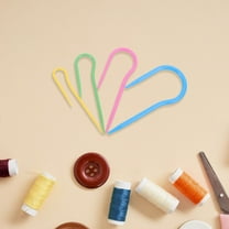 ELAYARD 16Pcs Assorted Color Curved Cable Knitting Needles for Crocheting and Hand Knitting Projects