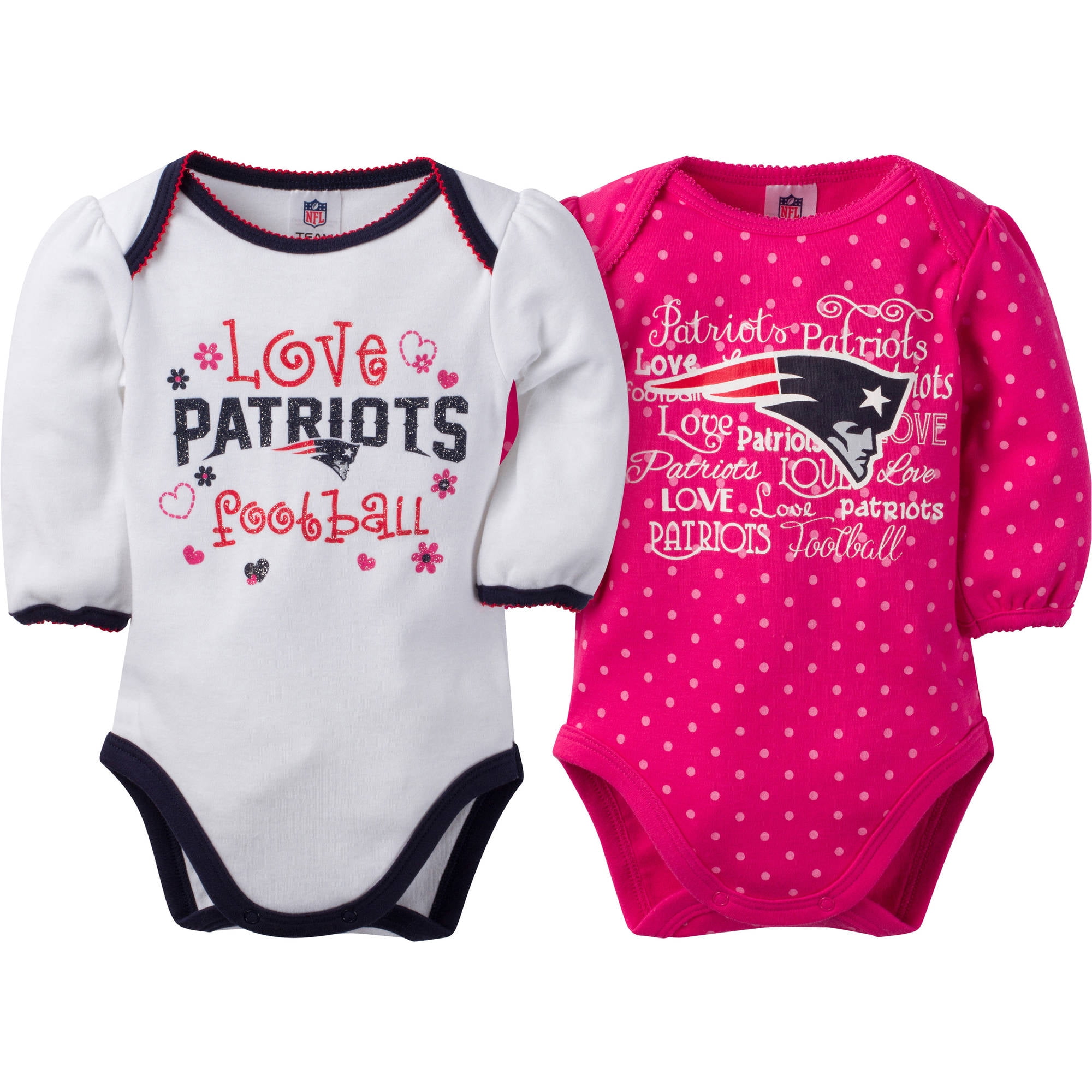 patriots onesie baby girl