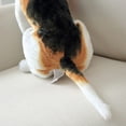 thumbnail image 4 of Huge Standing Giraffe Dog Cat Horse Sika Deer Tiger Toys Cute Animal Soft Simulation Doll Birthday Gift Kids Toy Bedroom Decor, 4 of 5