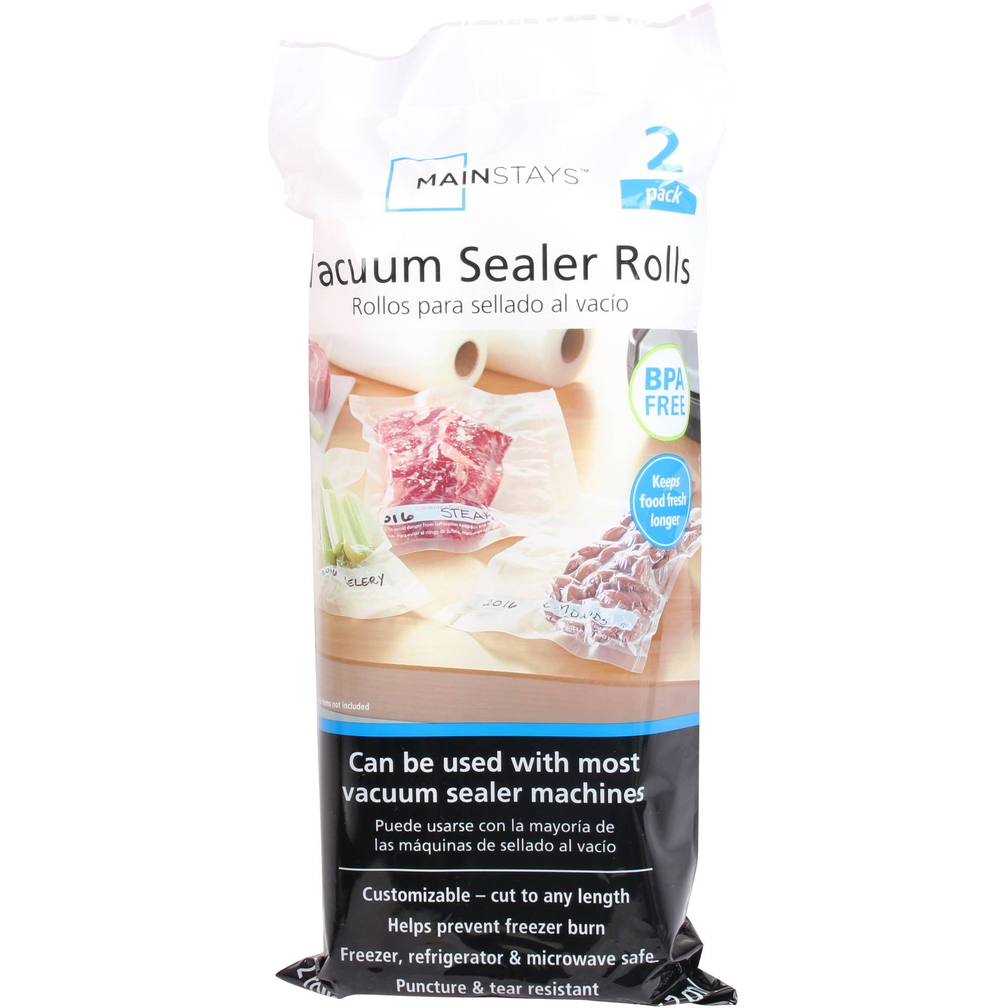Mainstays 2 Pack 11" x 16 Vacuum Sealer Roll Walmart 970f930f 3c07 4814 b2d0 972e d9 1 ad439acc8d9551b43a3ec6d868