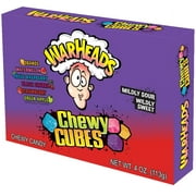Product Of Warheads, Sour Chewy Cubes, Ct 1 (4 Oz) - Sugar Candy / Grab Varieties & Flavors