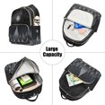 thumbnail image 5 of JIALIOU Mini Backpack Purse for Women Quilted Casual Daypack Small Travel Shoulder Bag, Christmas Tree under Stars Night, 5 of 7