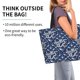 thumbnail image 2 of Fotbe Dragon Bolsa Tote Estética de Lona con Estampado para Mujer - Bolsa Reutilizable de Hombro Casual para Vacaciones, Compras, Trabajo y Gimnasio, 2 of 8