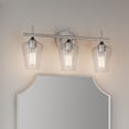 thumbnail image 3 of Ashford 3 - Light Brushed Nickel/Silver Wall Sconce, 3 of 8