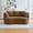 Brown, variant on Eyisean 73.8" Modern Plush Chenille Curved Loveseat Sofa, Cozy 2-Seater Curved Cloud Couch with Cushion & Wood Frame, Comfy Deep Seat Sofa for Living Room, Apartment, Small Spaces