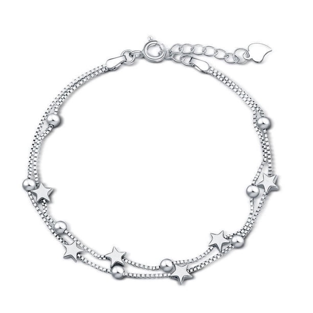 para Mujer, Bracelete de Cuatro Hojas con Tamaño Ajustable, Regalo para Chicas en Día Especial como Navidad, Cumpleaños, Aniversarios, Día San Valentín